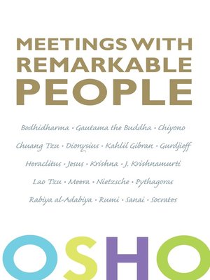 cover image of Meetings with Remarkable People